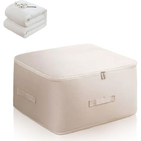 Sac De Rangement Auto-Compression - 52 x 42 x 30 cm - Ouverture Supérieure Avec Double Fermeture Éclair - Tissu Satiné Renforcé - 1 Pièce (1/5)