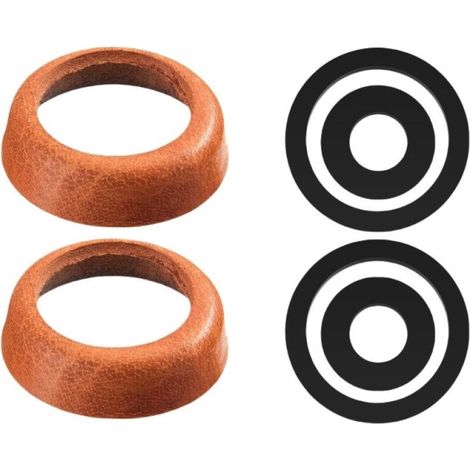 Lot de 2 joints de pompe à bras,manchon de rechange en cuir, pour pompe à main de jardin (1/5)