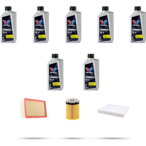 Kit tagliando 3 FILTRI e 7L OLIO compatibile con Mercedes Classe C (W205,S205,C205) 180 115kw Dal 2014 (1/5)