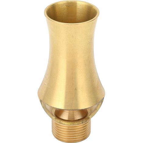 Springbrunnendüse aus Zedernholz, G1/2 Innengewinde und G3/4 Außengewinde, verstellbarer Teichsprinklerkopf, anpassbarer Wasserstrahl, robuste Teichspritze. (1/5)