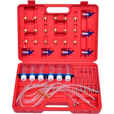 Débimètre pour injecteur commun diesel avec jeu d'adaptateurs (1/5)