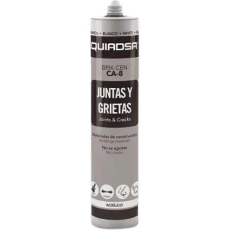 Acryl Dichtmasse quiadsa 300 ml weiß elastisch wetterfest