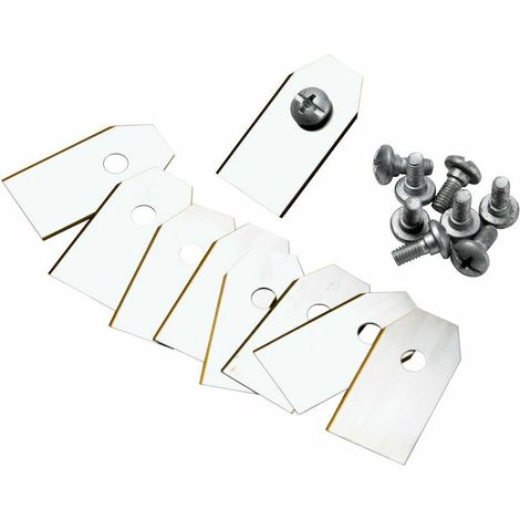 4087-20 - Set 9 lame con viti per robot rasaerba