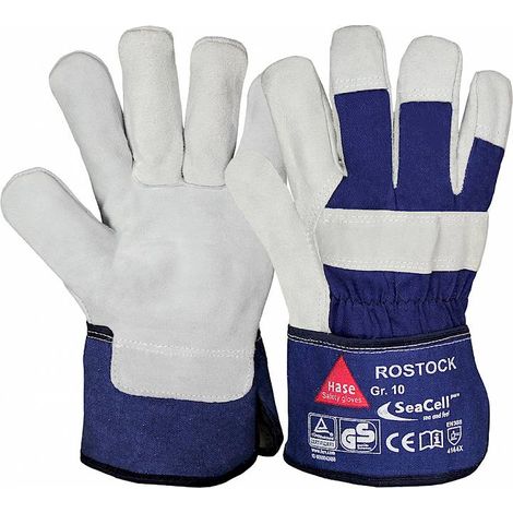 Hase Lederhandschuhe "Rostock SeaCell" 8