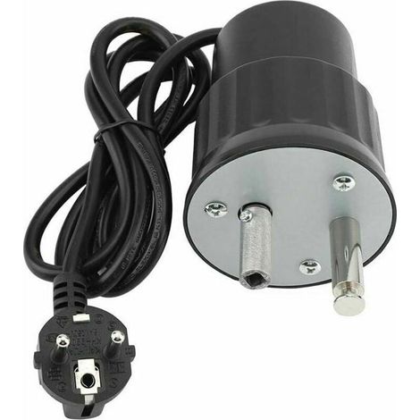 HOXILEELEO - 1pc Moteur Tourne Broche de Barbecue Moteur Eléctrique Camping en Aluminium Kit Rtissoire Barbecue Charge Nominale 0-24kg (1/5)