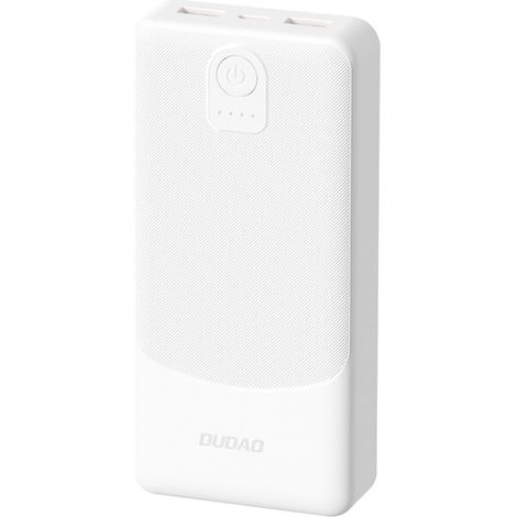 Dudao K10Pro Power Bank 2.4A 20000mAh 2 x USB-A - Bianco (1/5)