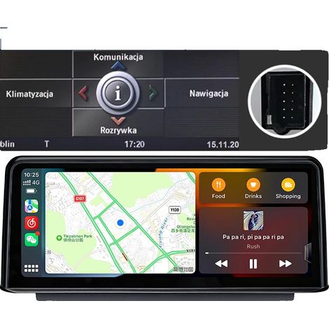 Système d'affichage multimédia, CarPlay sans fil, Lecteur YouTube intégré, CCC Linux Carplay (1/2)