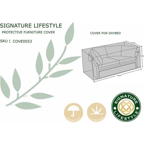 Signature Weave Lily Daybed Sofa Chair Seat Outdoor Furniture Cover (1/2)