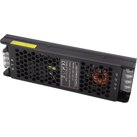 300W LED-Netzteil, Transformator für LED-Streifen, Wechselstromeingang 170-260V, Gleichstromausgang 12V, wasserdichter Spannungswandler, LED-Streifentreiber. (1/5)