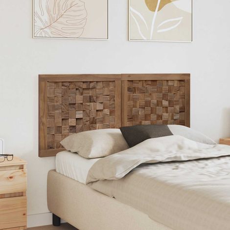 Cabecero de Cama Natural Madera de teca maciza