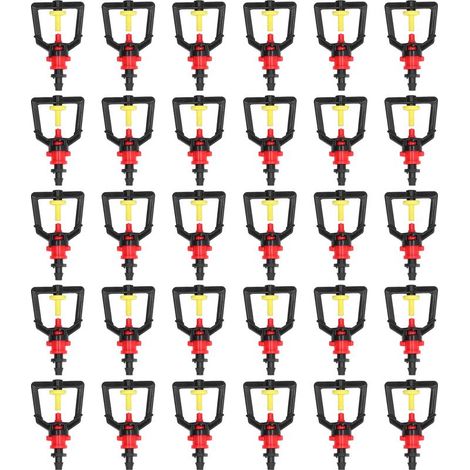 Düsenanschluss-Set aus Kunststoff, 30-teilig, für Bewässerung, Wassersparen, Garten- und Rasenzubehör (1/5)