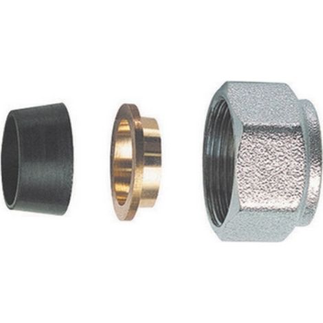 KIT DI TENUTA IN GOMMA A COMPRESSIONE PER TUBO RAME 3 PZ Diam. 16 S.F.
