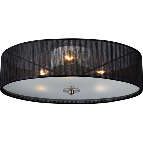 Plafonnier encastre e14 max 40w ip20 noir et givre - markslojd - byske 42248358 42248358 (1/3)