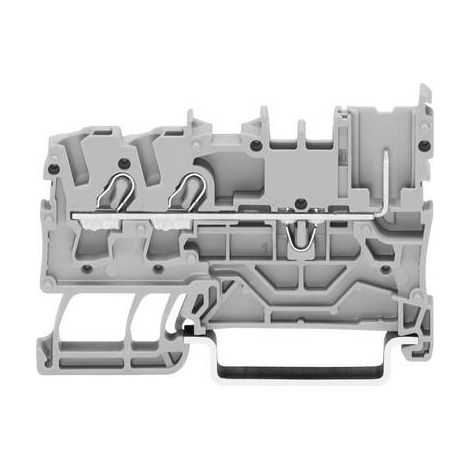 Borne de base WAGO 2022-1301 5.20 mm ressort de traction Affectation: L gris 1 pc(s) (1/2)