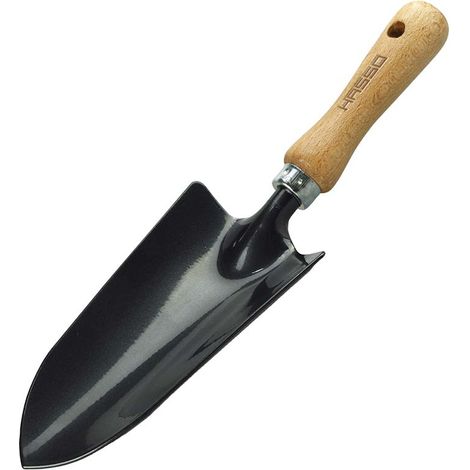 Trapiantatore largo, manico in legno
