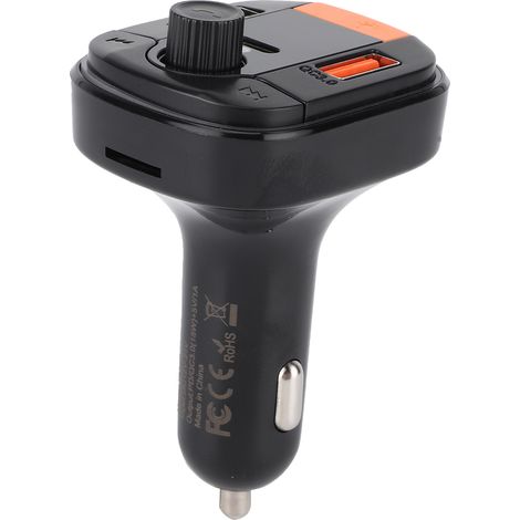 Autoradio Bluetooth MP3 Mains Libres 2 Ports USB QC3.0 Charge Rapide avec Lumière d'Ambiance, Lecteur Universel pour Voiture (1/5)