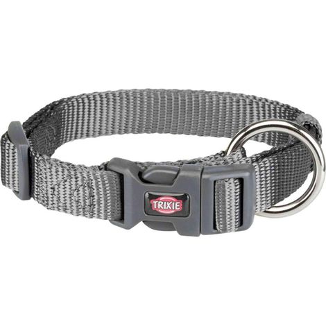 TRIXIE COLLIER PREMIUM TAILLE S/M GRIS 1 UNITÉ T201516 (1/5)