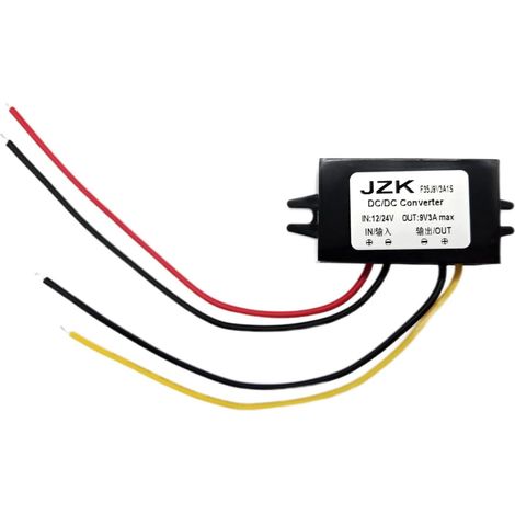 Convertisseur de Puissance de Voiture Module Convertisseur de Canard DC/DC 12V à 9V 3A pour Affichage à LED de Radio Audio de Voiture de Téléphone (1/5)