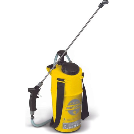Pulvérisateur à pression préalable Elyte 8 lance inox 6L - BERTHOUD - Compatible Eau de Javel pour la désinfection - Garantie 5 ans