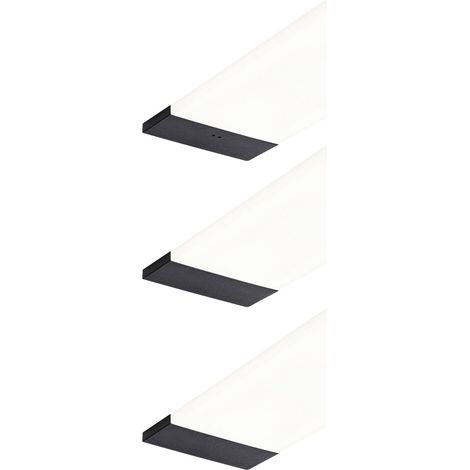 Paulmann LED Unterbauleuchte Bredo schwarz warmweiß 3er Set (1/3)
