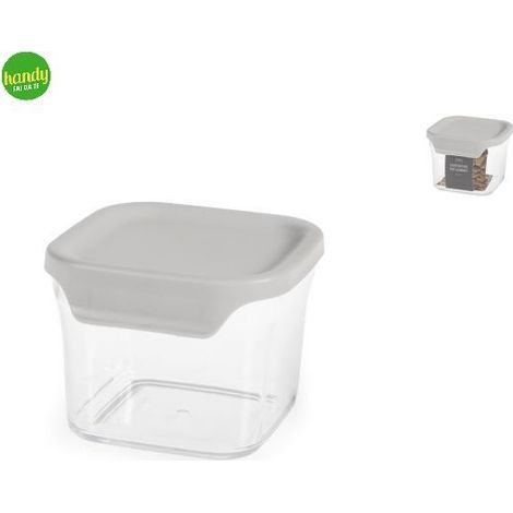 Contenitore quadrato H&H con coperchio 0,5 litri (1/3)