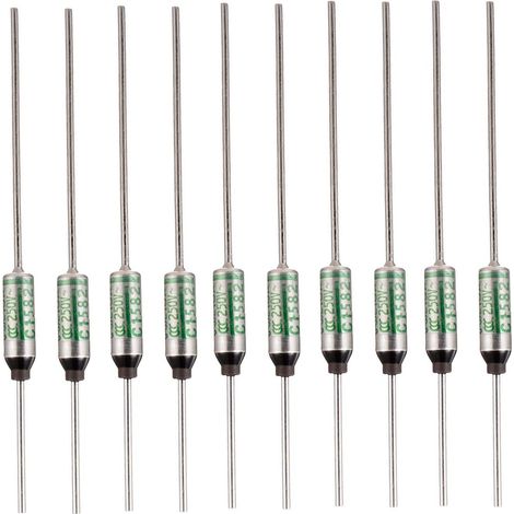 SF240E TF240C SEFUSE Fusibili Termici 10A 250V 464°F Thermal Circuit Breakers S7402OIV-7511TX (Pack of 10)