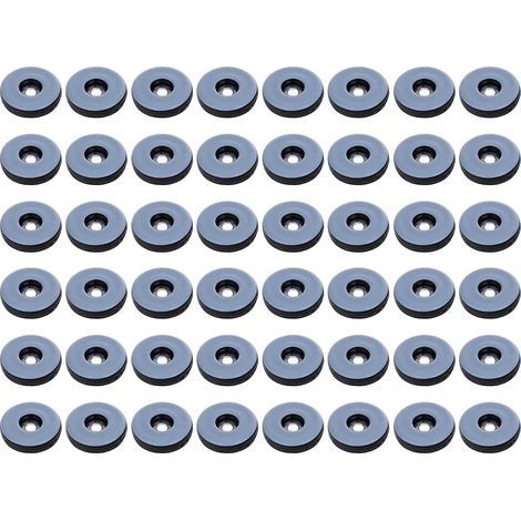 Möbelgleiter, Set mit 48 runden Teflon-Möbelgleitern, Antivibrationsgleiter, (rund) – 22 mm (1/4)
