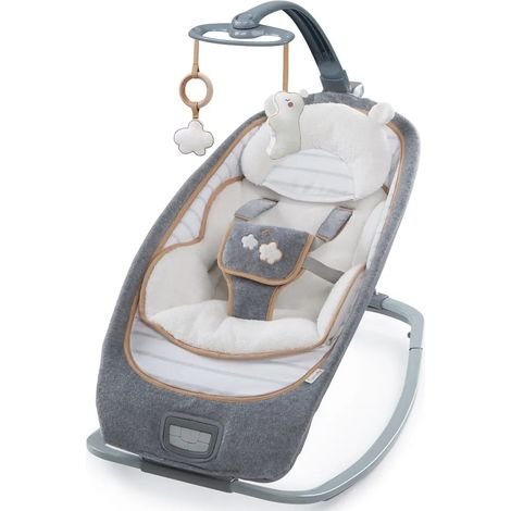 Baby bouncer ingenuity bella teddy 3 posiciones reclinables vibraciones (1/3)