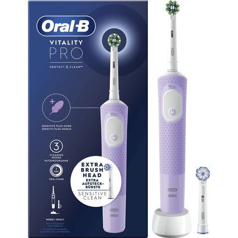ORAL-B Oral-B Spazzolino Elettrico Ricaricabile Vitality Pro Viola 2 Testine (1/4)