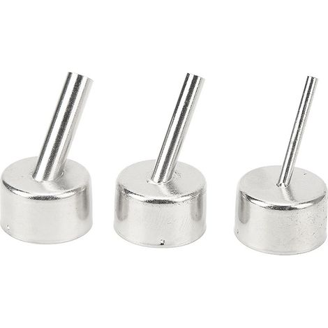 Stainless steel heat gun nozzle, 3 pieces, rustproof, high temperature resistant, hot air tip for maintenance (1/5)