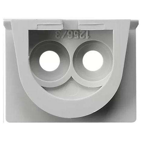 Gira Adapter Ltg.einf. 2f WG AP Grau 001230 (1/2)