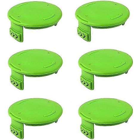 Tampa de carretel de plástico 6 peças para cortador Greenworks Bst4000, peça 3411546a (1/4)