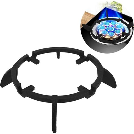Support standard pour wok, compatible avec les brûleurs en fonte et les anneaux de cuisson des cuisinières à gaz, support pour wok destiné aux cuisinières à gaz de cuisine (1/5)