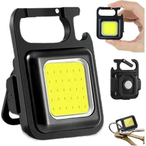 Lampe torche LED - Porte-clés mousqueton de survie, noir - Online Store (1/5)