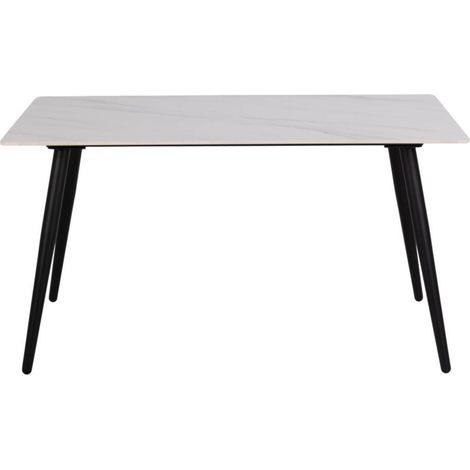 Table à manger rectangulaire en céramique L140 6 personnes - ASHFORD (1/5)