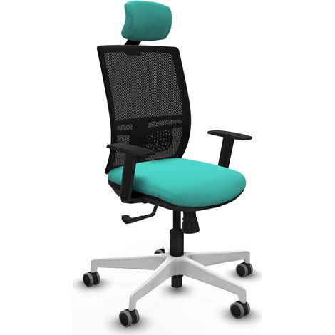 Silla de oficina piqueras y crespo Yunquera negro simil piel (1/2)