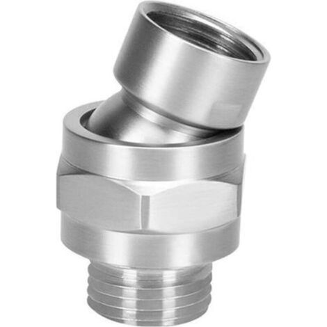 Hinged Shower Head Connector, Shower Head Adapter, 360° Shower Adapter, Brass G1/2 (1/5)