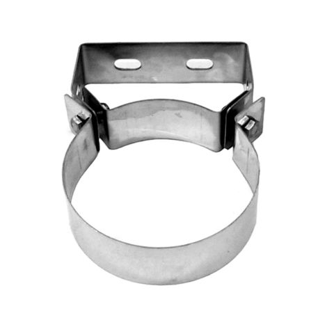 Collier de fixation murale 8 cm en acier inoxydable AISI 316 – Résistant à la corrosion – Applications professionnelles spécifiques