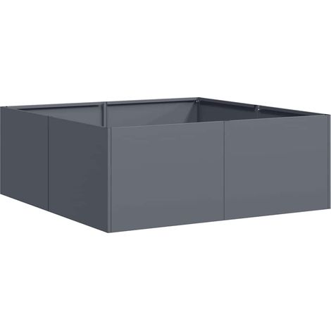 Maison Exclusive - Fioriera Antracite 80x80x30 cm in Acciaio
