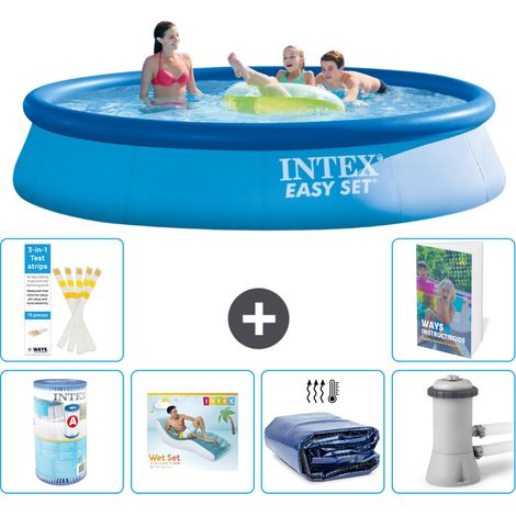 Intex Piscina Easy Set Rotonda - 396x84 cm - 7-pezzi  S173