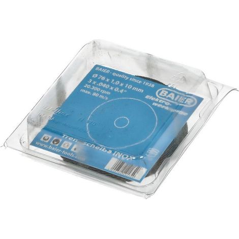 Disques à tronçonner diamantés Ø 76 mm pour Inox (1/3)