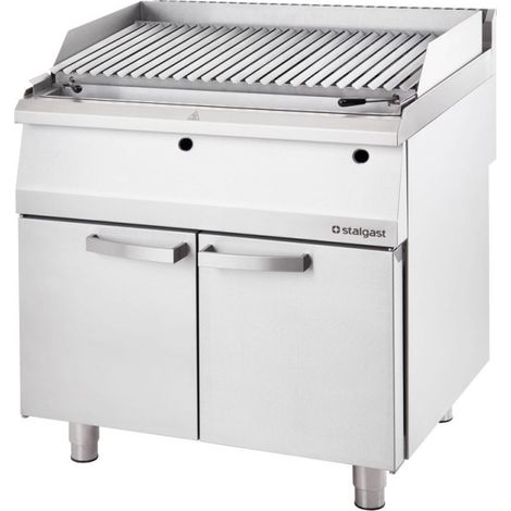 Grill à gaz cuisson pierre de lave - Stalgast (1/5)