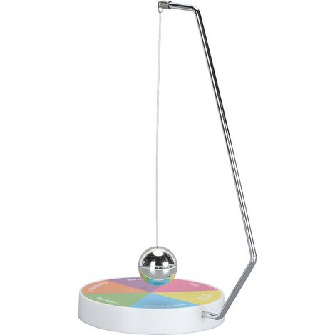 Boule magnétique de décision à balancer, jouet de décoration de bureau, anti-stress, porte-bonheur pour les moments d'indécision, colorée (1/5)
