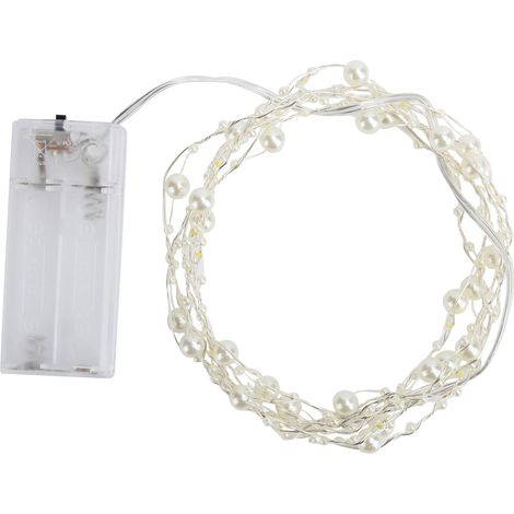 LED-Lichterketten mit Perlmutt-Imitation für Möbel/Bett/Fenster/Treppe (1/5)