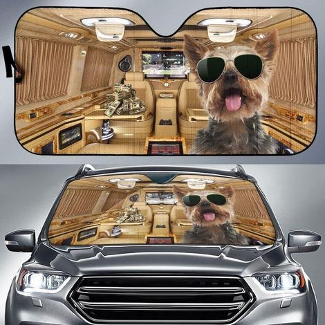 Bache Pare Brise Protection Bulldog en Chemise Verte Old City