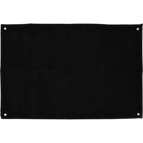 Panneau d'affichage de collection militaire noir support mural pour patchs emblèmes moraux crochets et boucles (1/2)