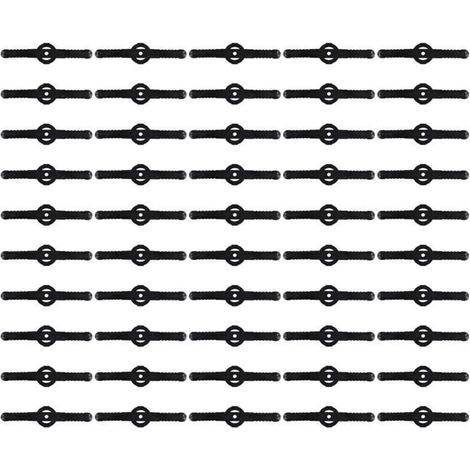 50 Lames De Tondeuse À Gazon En Plastique Sans Outil Accessoires Jardin Pièces De Rechange (1/4)