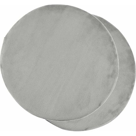 Coussin De Siege - Mousse A Memoire De Forme 40 Cm - Pour Chaise Banc Tabouret Bureau Jardin Terrasse - Lot De 2
