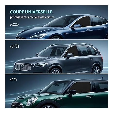 Pare Soleil Voiture Bébé Rideau Occultant Voiture avec Aimants pour Vitres Avant Protection UV pour Enfant et Bébé Universel pour la Plupart des Véhicules (1/3)