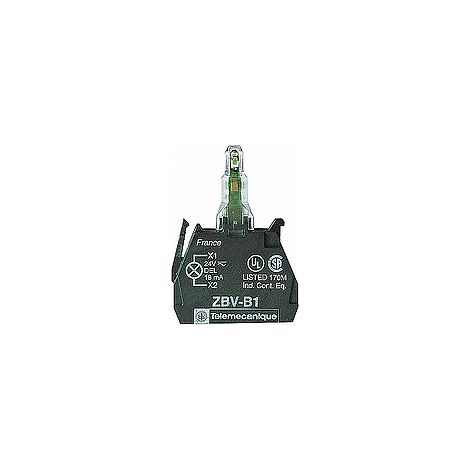 Harmony bloc lumineux - Ø22 - LED rouge intégrée - 48-120V - ZBVG4 (1/3)